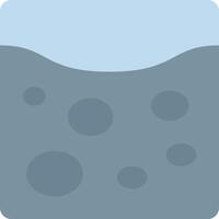 A blue square with a blue sky and a few dots vector