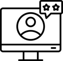 User Experience Line Icon vector