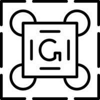 Gestalt Principles Line Icon vector