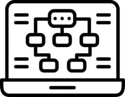 Information Architecture Line Icon vector