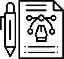 Design Sprint Line Icon vector