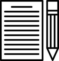 Contract Line Icon vector