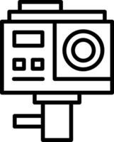 Action Camera Line Icon vector