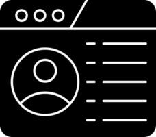 User Interface Glyph Icon vector