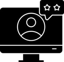 User Experience Glyph Icon vector