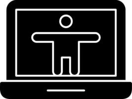 Accessibility Glyph Icon vector