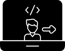 End Users Glyph Icon vector