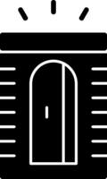Pencil Sharpener Glyph Icon vector
