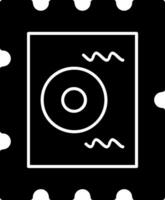 Chip Glyph Icon vector