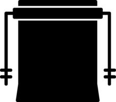 Camera Backdrop Glyph Icon vector