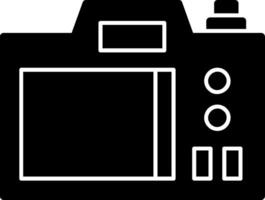 Back Camera Glyph Icon vector