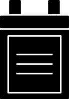 Camera Battery Glyph Icon vector