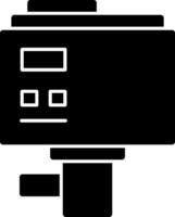 Action Camera Glyph Icon vector