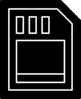 Camera Drive Glyph Icon vector