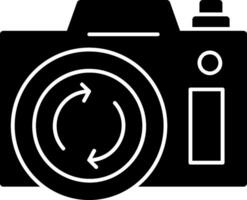 Front Camera Glyph Icon vector