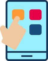 Interaction Design Flat Icon vector
