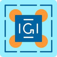 Gestalt Principles Flat Icon vector