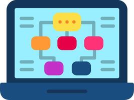 Information Architecture Flat Icon vector