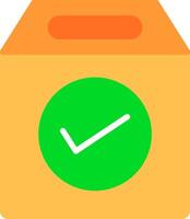 Checkbox Flat Icon vector