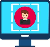 User Centered Design Flat Icon vector