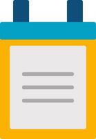 Camera Battery Flat Icon vector