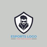 The logo for esports team vector