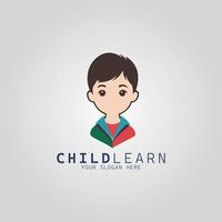 Child learn logo design template, child logo design, child logo design template, child logo design vector