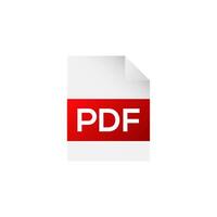 Pdf file document icon. Pdf text. vector