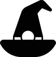 A white and black hat with a circle on it vector