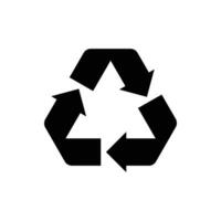 Recycle icon Waste recycling innovation. Reuse, ecofriendly environment and save the planet vector