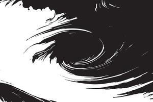 Black abstract texture details on white background for modern background effects. vector