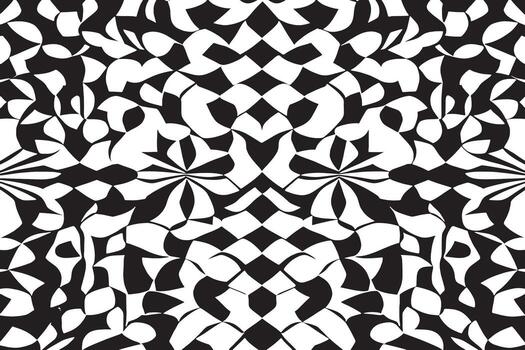 Black abstract overlay texture on monochrome white background vector