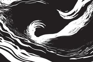 Monochrome black abstract texture on white for layered backgrounds and textures. vector