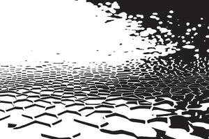 Black abstract texture overlay with white background for design vector