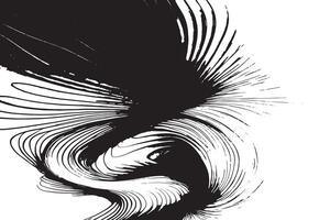Black abstract texture overlay on white background for modern background designs. vector