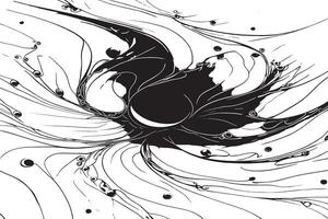 Monochrome black texture overlay on abstract white background vector