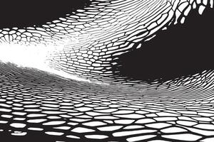 Black and white abstract background with texture overlay vector