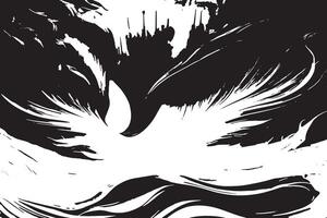 White background with black abstract texture overlay for graphic design. vector