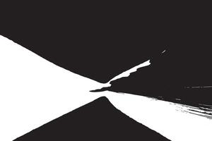 Black abstract texture elements on white canvas for creative overlays. vector