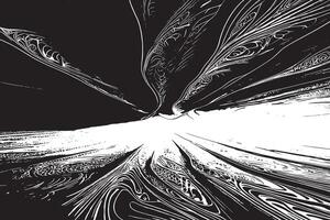 Black and white abstract background texture with overlay effect vector