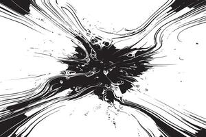 Black and white texture overlay with abstract design vector