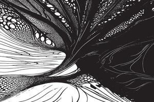 Abstract black and white texture for overlay and backgrounds vector