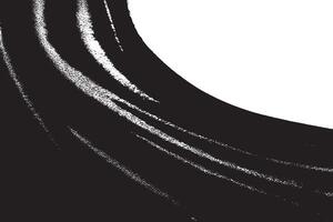 Monochrome black abstract texture on white background vector