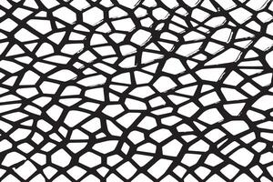 Monochrome black abstract texture overlay on white background vector