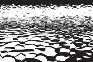 Black and white abstract texture overlay with monochrome design vector