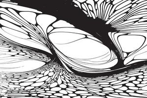 Abstract black texture and monochrome overlay on white background vector