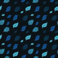 Colorful leaf patterns create a vibrant textile design suitable for fashion and home decor projects vector