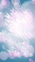 Smooth shiny liquid motion swirls in soft pink and blue pastel colors. Fluid motion color gradient vertical abstract background. video
