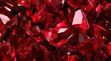 Texture of precious and semiprecious stones. Amethyst red crystals. Gems. Mineral crystals in the natural environment. Red back photo