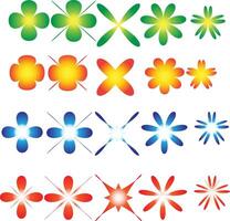 Flower Shape Image vector